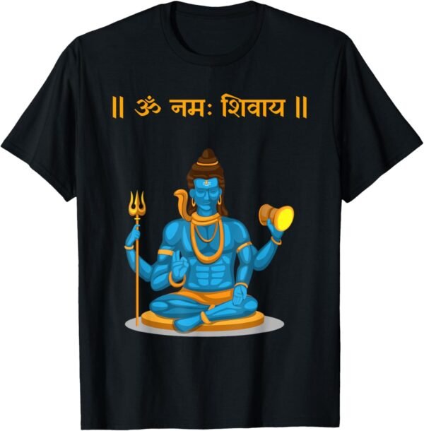 Shiva, Shankar, Maha Shivratri, Om Namaha Shivaya Sanskrit T-Shirt (USA)