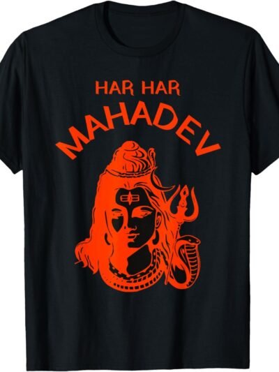 Shiva, Shankar, Maha Shivratri, Shiva's Face Har Har Mahadev T-Shirt (USA)