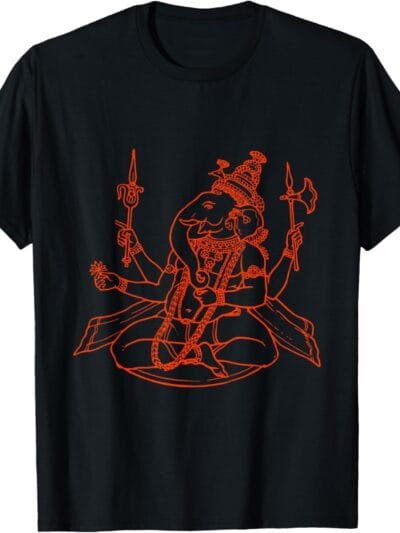 Ganapati, Ganesh, Ganeshotsav Puja T-Shirt (Japan)