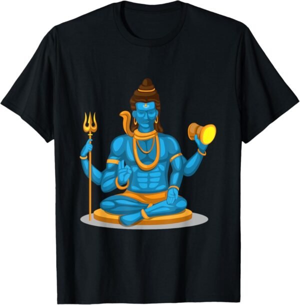 Shiva, Shankar, Maha Shivratri, Modern Shiva Puja T-Shirt (USA)