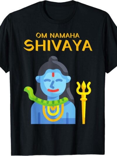 Shiva, Shankar, Maha Shivratri, Standing Om Namaha Shivaya T-Shirt (USA)
