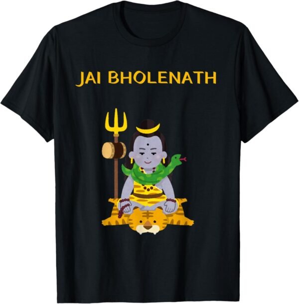 Shiva, Shankar, Maha Shivratri, Baby Jai Bholenath Pooja T-Shirt (USA)