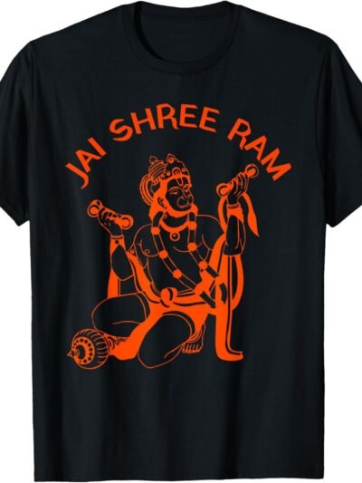 Hanuman, Bajrang Bali, Worship Kirtan Jai Shree Ram Pooja T-Shirt (USA)
