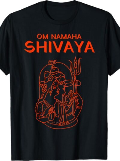 Shiva, Shankar, Maha Shivratri, Shiv Parvati Om Namaha Shiva T-Shirt (USA)