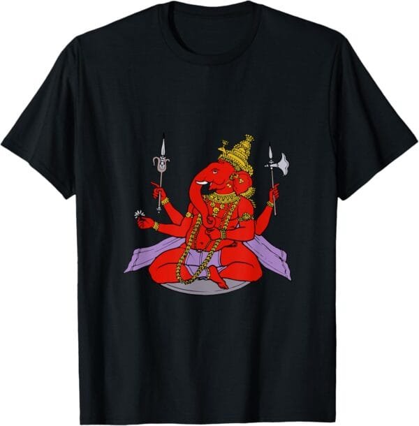 Ganapati, Ganesh, Ganeshotsav Puja T-Shirt (Japan)