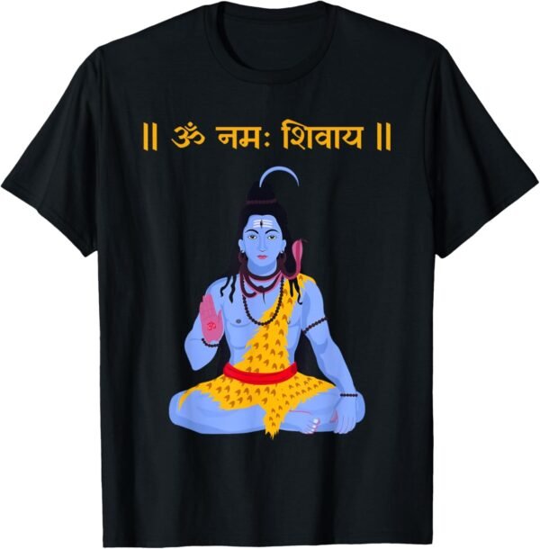 Shiva, Shankar, Maha Shivratri, Om Namaha Shivaya Sanskrit T-Shirt (USA)