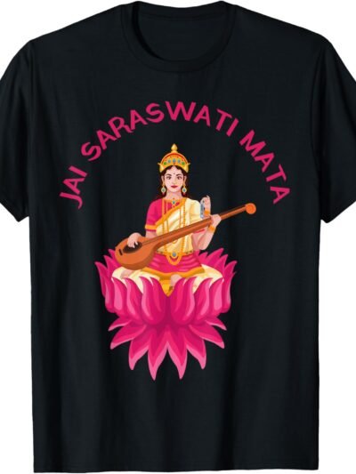 Laxmi Mata, Diwali Om Jai Lakshmi Mata Indian Goddess Pooja T-Shirt (USA)