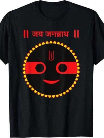Jagannath Jai Jagannath Sanskrit Pooja T-Shirt (USA)