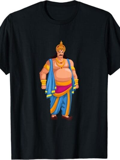 King Mahabali Onam Festival Hindu God Temple Pooja T-Shirt (Italy)