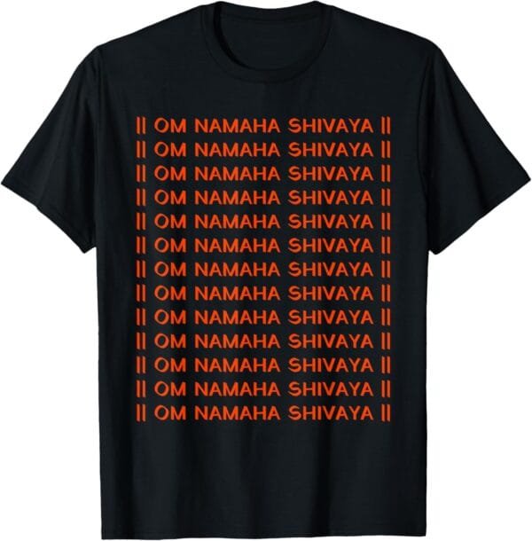 Shiva, Shankar, Maha Shivratri Om Namaha Shivay Hindu Mandir T-Shirt (USA)