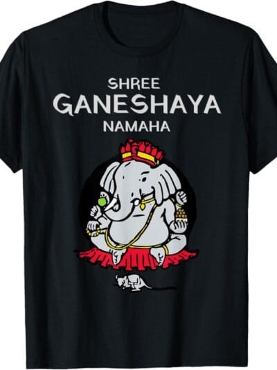Ganapati, Ganesh, Shree Ganeshaya Namaha Ganeshotsav Puja T-Shirt (Japan)