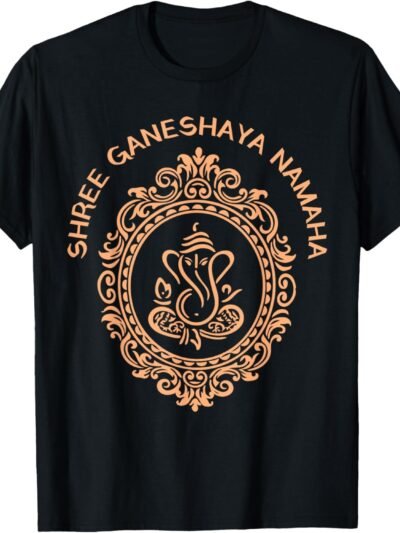 Ganapati, Ganesh, Shree Ganeshaya Namaha Puja T-Shirt (USA)
