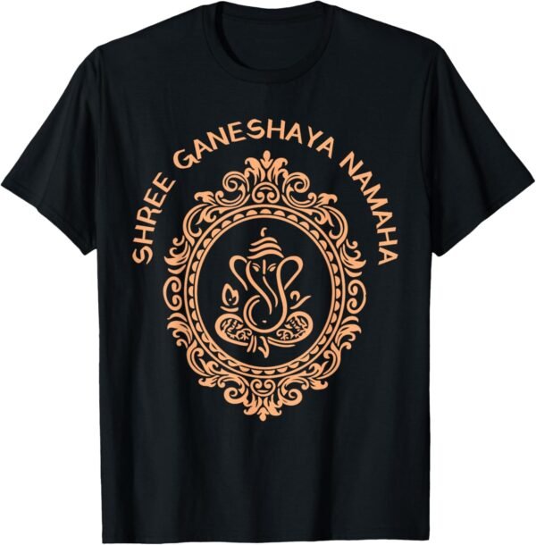 Ganapati, Ganesh, Shree Ganeshaya Namaha Puja T-Shirt (USA)