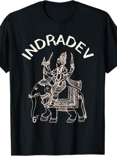 Indra Indian God Indra Dev Pooja T-Shirt (USA)