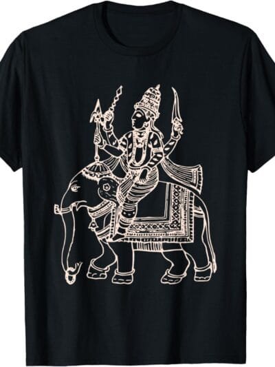 Indra Indian God Pooja T-Shirt (USA)