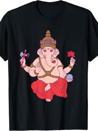 Ganapati, Ganesh, Ganeshotsav Puja T-Shirt (USA)